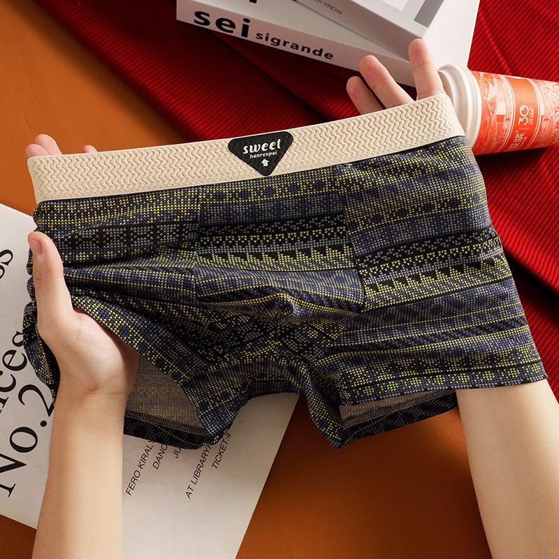 

Мужские хлопковые трусы-боксеры: Дышащее, Свободное, Удобное, Со средней посадкой, Спортивное нижнее белье больших размеров XXXXL