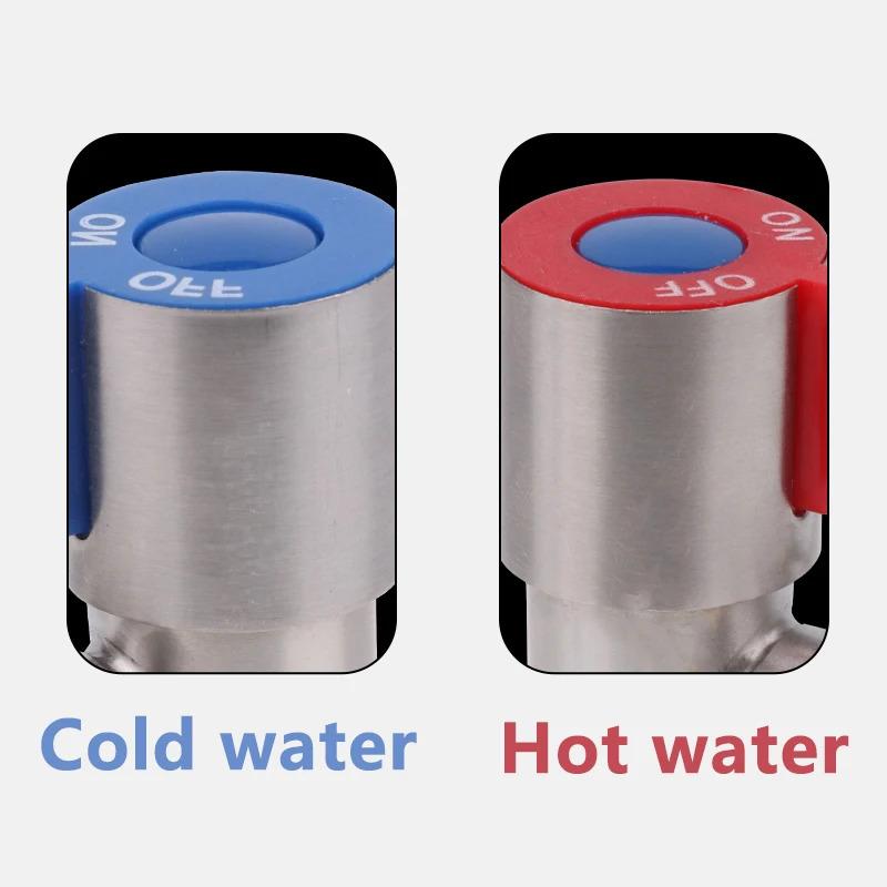 Triangle Valve with 201 Copper Core & Rod Toilet Water Stop Valve for Water Heater Kitchen Balcony Use