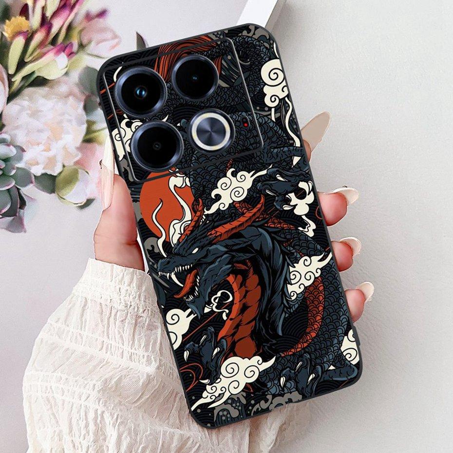 Fashion Painting Case For Infinix Note 40 40Pro Pro+ Soft Silicone TPU Phone Cases For Infinix Note40 40 Pro Plus Covers Bumpers