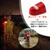 2 Solar Warning Lights Outdoor Solar Charging Automatic Motion Sensor Light Deck Light Alarm 110dB Siren Sound Strobe Red LED Flash Security System