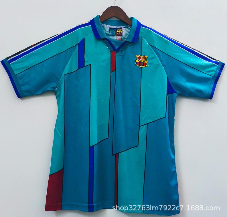 Club retro jersey home and away retro top nostalgic league Champions League version short sleeve Red Devils main Real Madrid