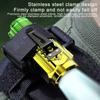 Super Bright Mini Flashlight 3-Eyed High Power LED Flashlight USB Rechargeable Clip-on Torch Light Outdoor Emergency Work Lights