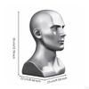Realistic Mannequin Head With Ear Holes Hairpiece Holder Versatile Hat Display Stand for
