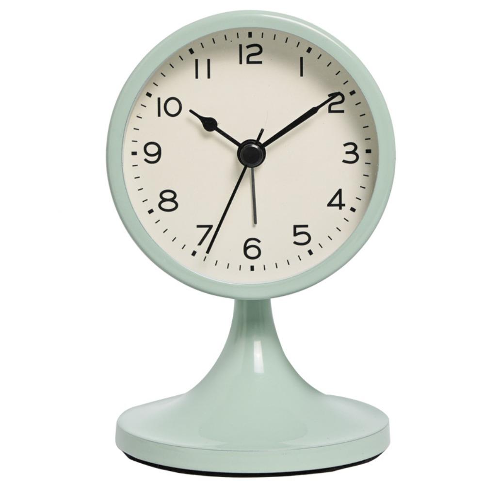 without Battery Alarm Clock Metal Number Clock Creative Silent Table Clock Home Decor