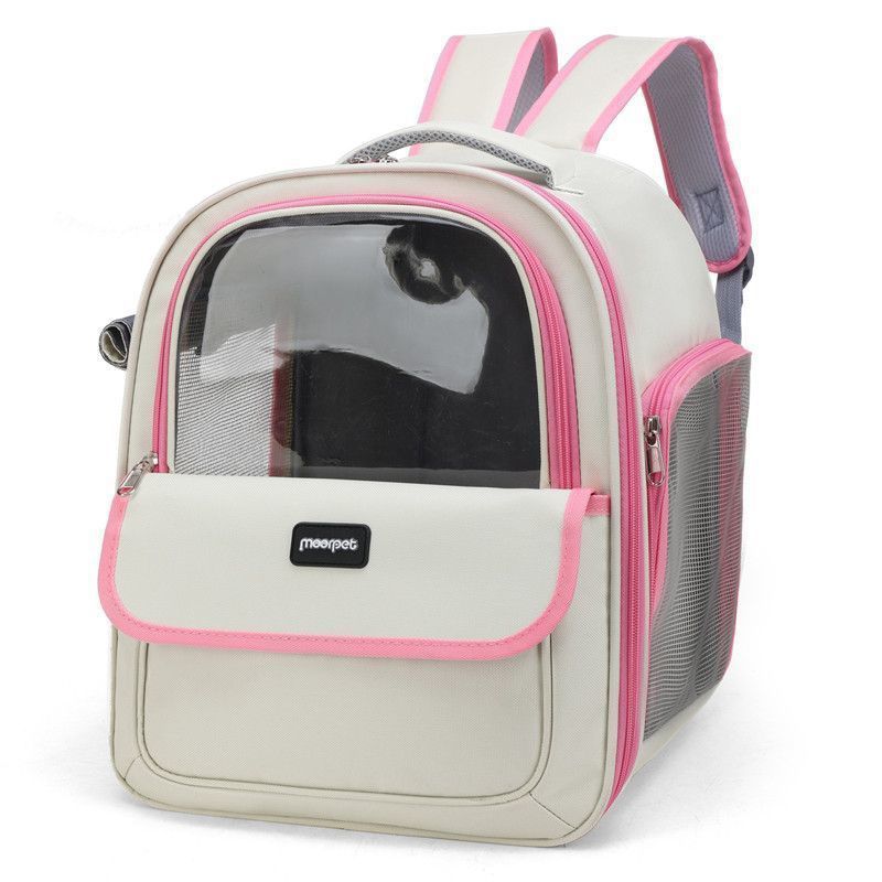 Pet Carrier Backpack Going Out Large Cat Backpack Transparent Space Capsule Breathable Portable Bag Backpack Cat Dog Supplies