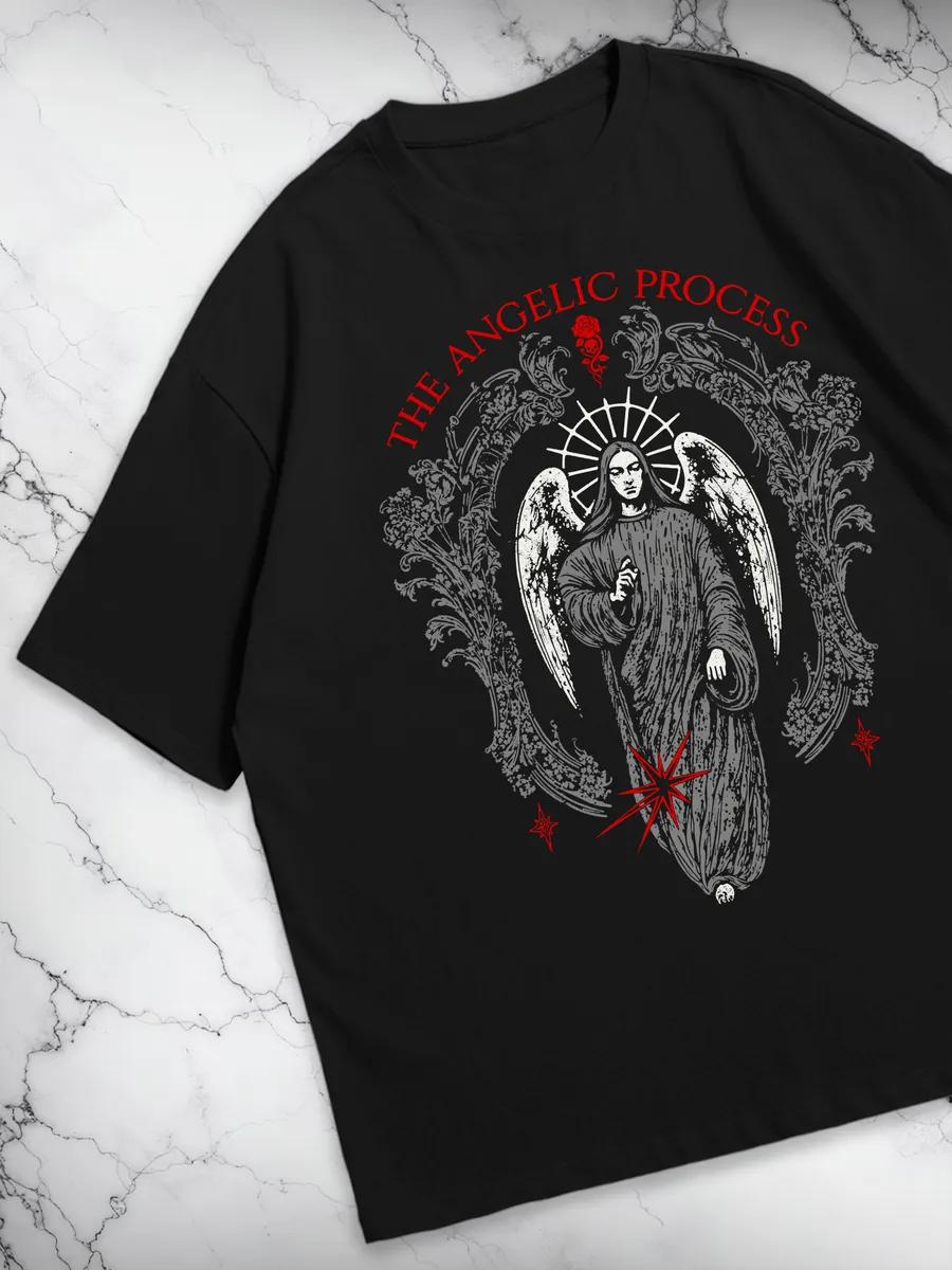 Oversized Y2K cat print T-shirt 2XL