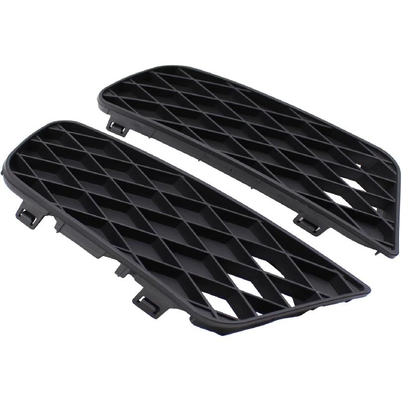 2Pcs Front Driver and Passenger Side Outer Lower Fog Light Cover for Honda Civic 2009-2011