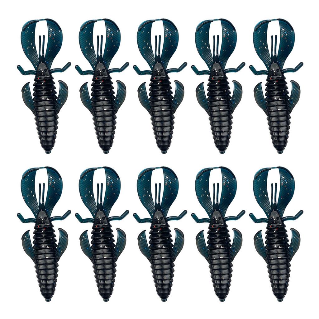 10Pcs Soft Wacky Rigs Worms Baits Plastic Fishing Lures Worms Fishing Lures Drop Short Worms Artificial Baits Swimbaits