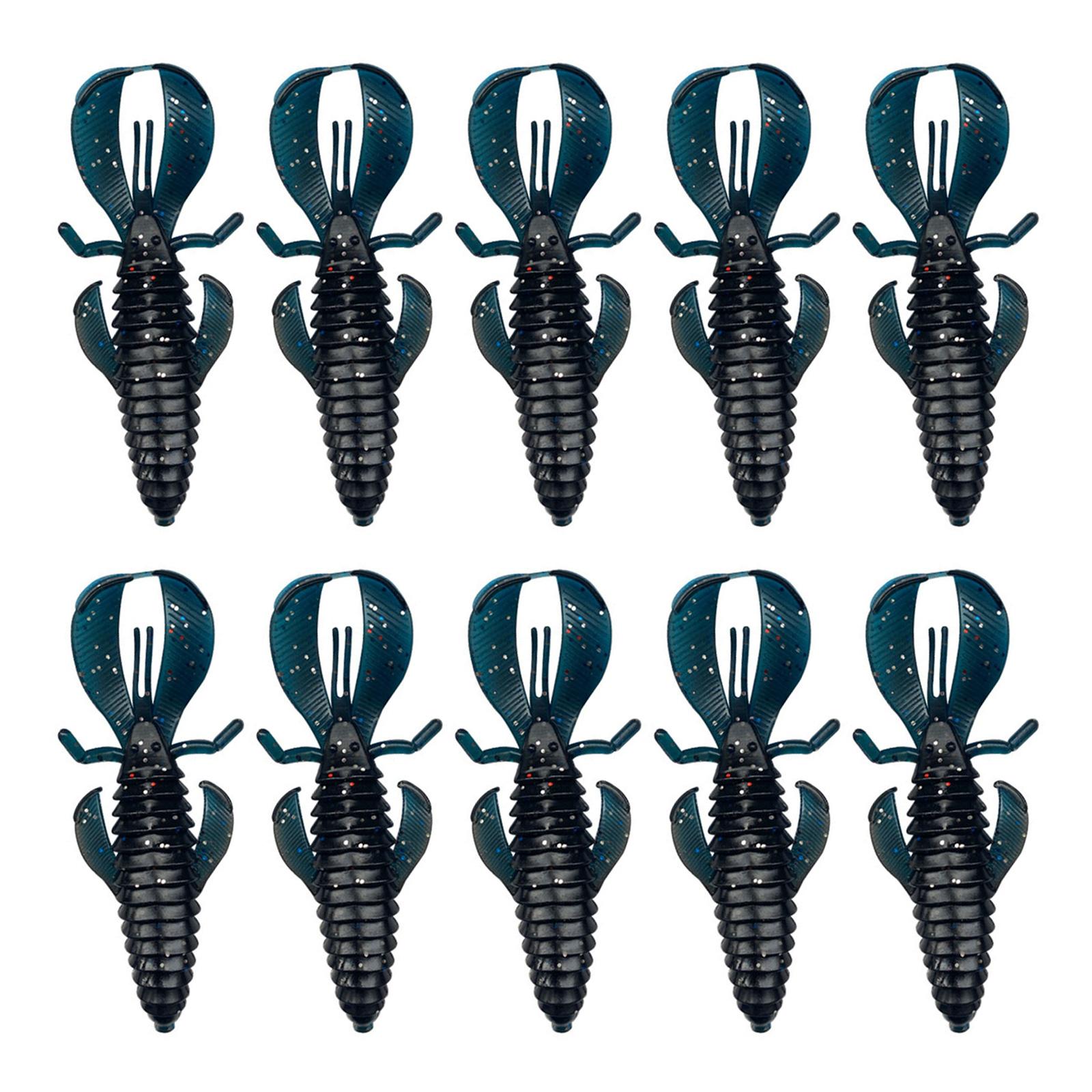 

10Pcs Soft Wacky Rigs Worms Baits Plastic Fishing Lures Worms Fishing Lures Drop Short Worms Artificial Baits Swimbaits