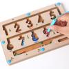 Montessori Magnetic Maze Sorting Board Kid Color Number Cognitive Matching Sensory Game Fine Motor Training Education Parish Toy
