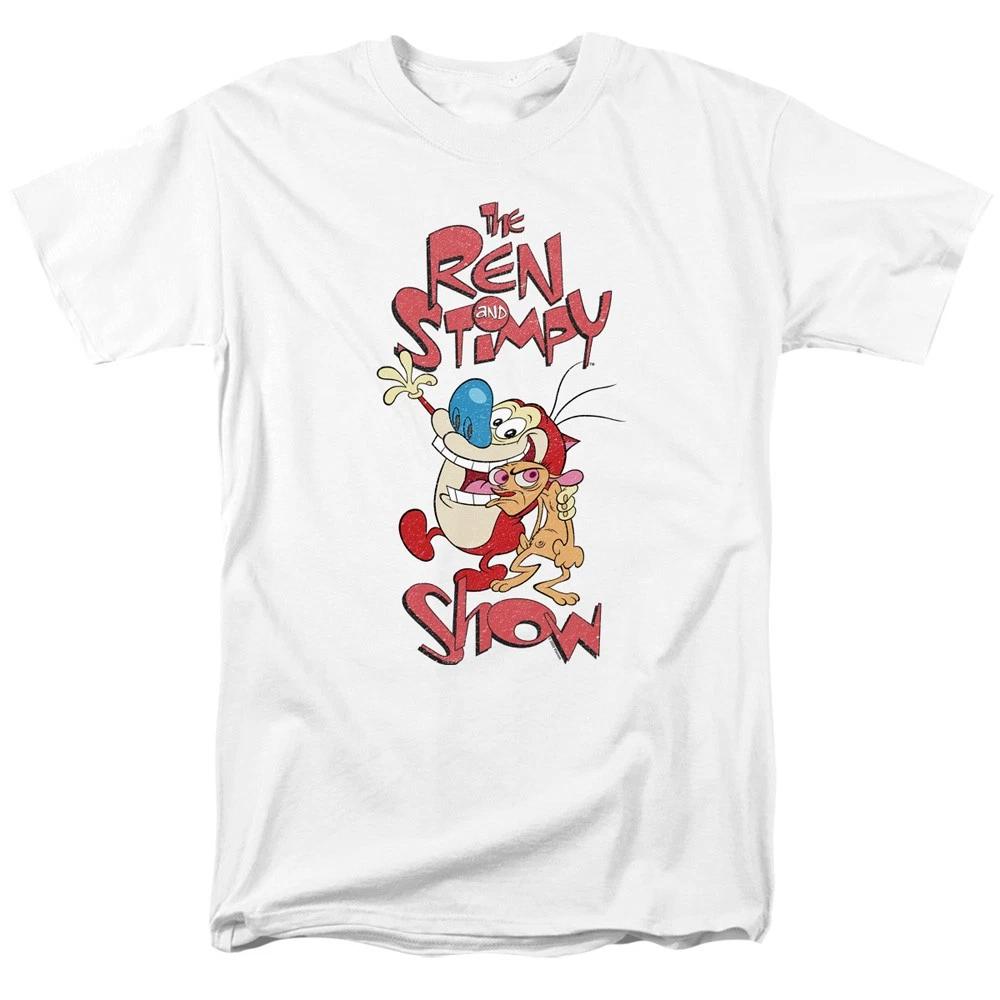 Ren And Stimpy - Ren And Stimpy Show -  Unisex Short Sleeve Children s T-shirt - White 160
