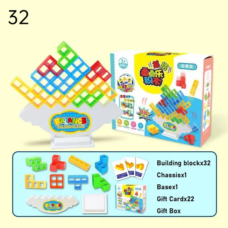 

Милый мультфильм строительные блоки игра игрушки штабелирование блоки игрушка баланс головоломка доска кирпичная сборка дети дети раннее образование игрушки