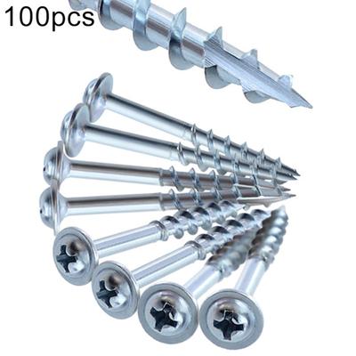 100 pezzi ST4 32/38/50/63 mm Viti autofilettanti per fori tascabili Jig lavorazione del legno