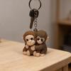 Monkey Keychain Protector For Backpack Cute Cartoon Anime Key Holder Durable Bag Pendant For Kids School Gift
