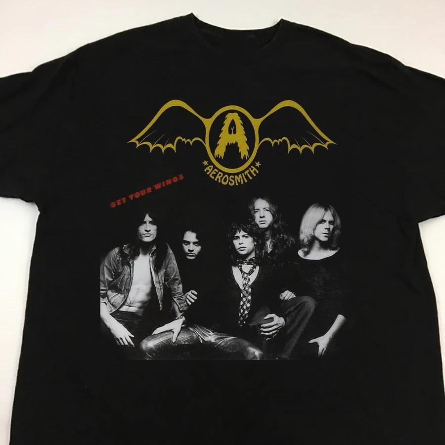 AEROSMITH Get Your Wings S-5XL Unisex black Shirt Unisex T-Shirt XXXXL