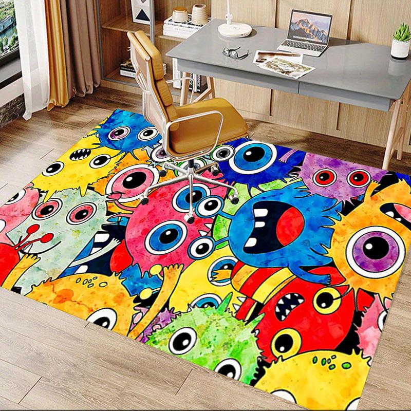 1PC monster colorful Extra Large Non Slip Floor carpet, Office, family, bedroom, Studio   Large Area Rug Indoor Rugs, , Vibrant Colors