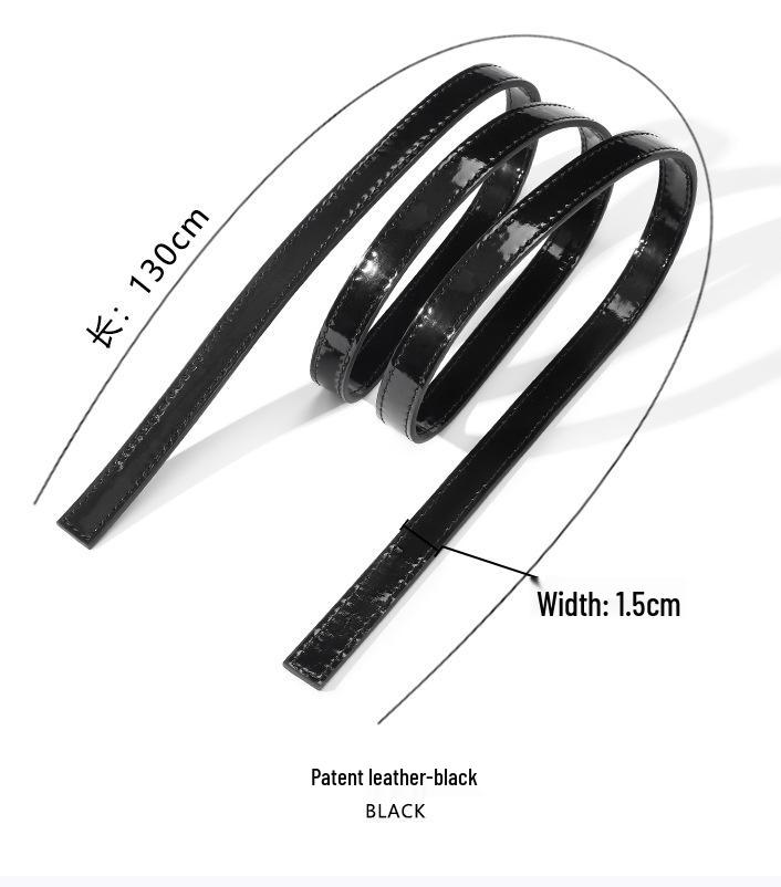 Paski ze skóry bydlęcej: D-63 Oryginalne Akcesoria Bagażowe DIY - Opcje Płaskie, Krzyżowe, Tkane Liczi