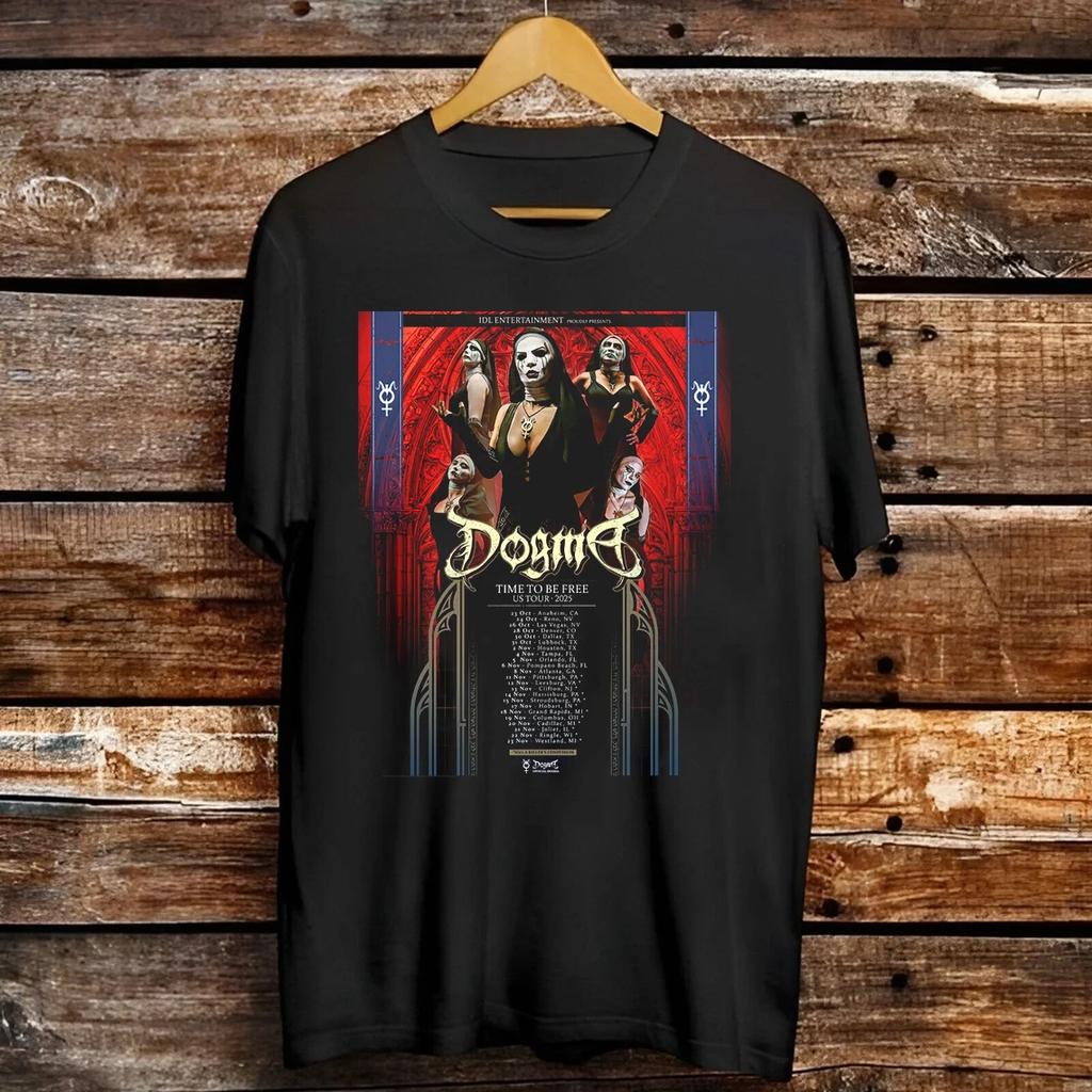 Dogma Bands Free Time Us Tour Tshirt For Unisex And Unisex Casual Daily Outdoor Printed Tshirt