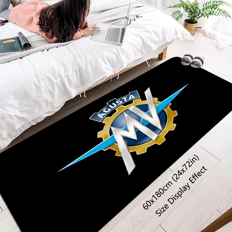 House Entrance Motorcycle Doormat MV Hallway Carpet Agusta Living Room Rugs Foot Carpets Bath Rug Floor Mats Non-slip Home Decor