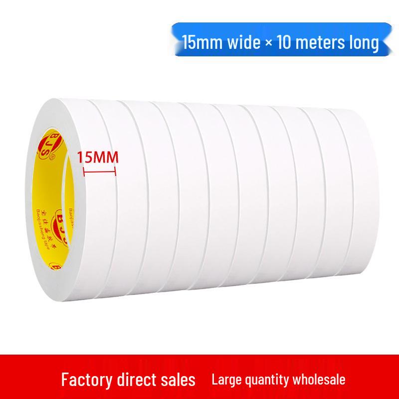 High-Viscosity Ultra-Thin Double-Sided Tape for Strong Adhesion, Kids' Planners, Student DIY, or No-Trace Paper Projects