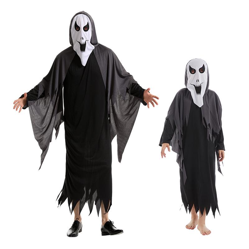 Adult & Children Scream Ghost Festival Cosplay Costume - Halloween & Performance Robe