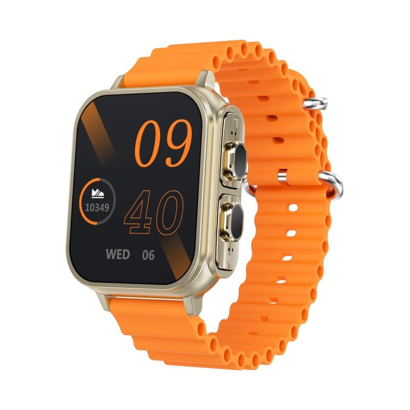 Rainbuvvy N22 TWS Earphone Sports Watch 1.96inch IPS 320x386 BT5.0 IP67 Life Waterproof Smart Bracelet  Android Smartwatch Support Multi-language