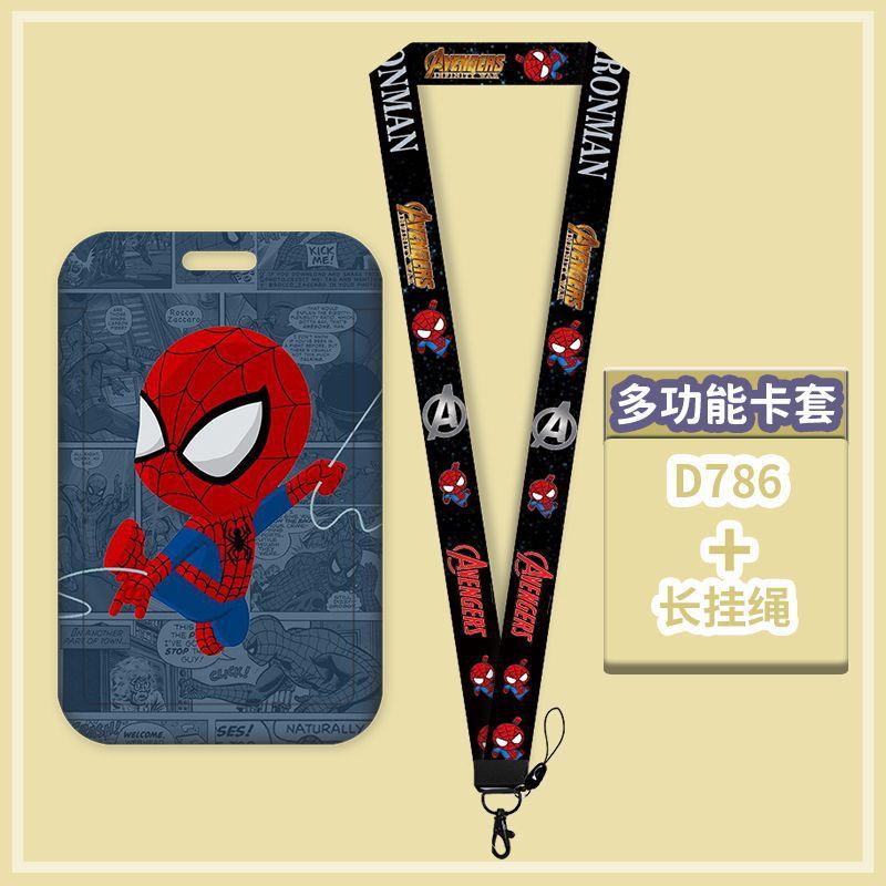 

Anime Characters Card Holder Lanyard Keychain Credit Bus Cover Hang Rope Lariat Key Rings Fans Gifts ID Carry Mini Lightweight Portable Cute 2