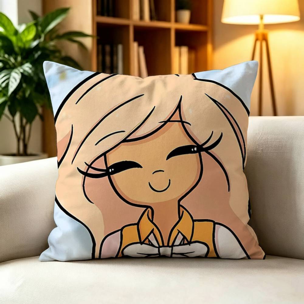 For Maya Mymy Coco O-Ongezellig Square Pillow Case Multi Sizes For Car Home Bedroom Decor Custom Valentine Gifts