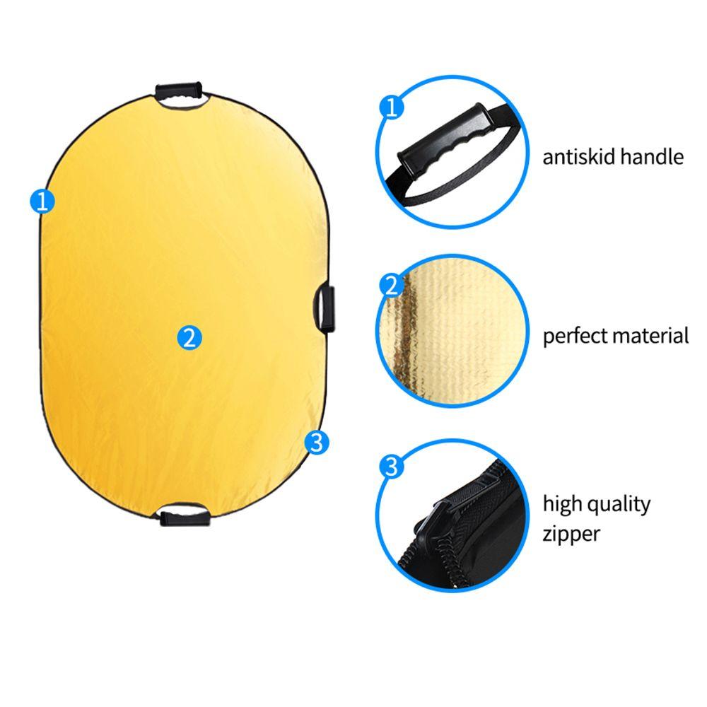 100x150cm 60x90cm Oval 5 In 1 Reflector Light Diffuser Collapsible Photography