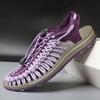 Foreign Trade Wish Summer New Woven Sandals Men's Shoes Trend Large Size Outdoor Beach Shoes Multi-color Couple Shoes