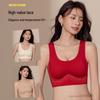 Seamless Back-Support Lift Bra with Wide Straps and Integrated Wireless Cups