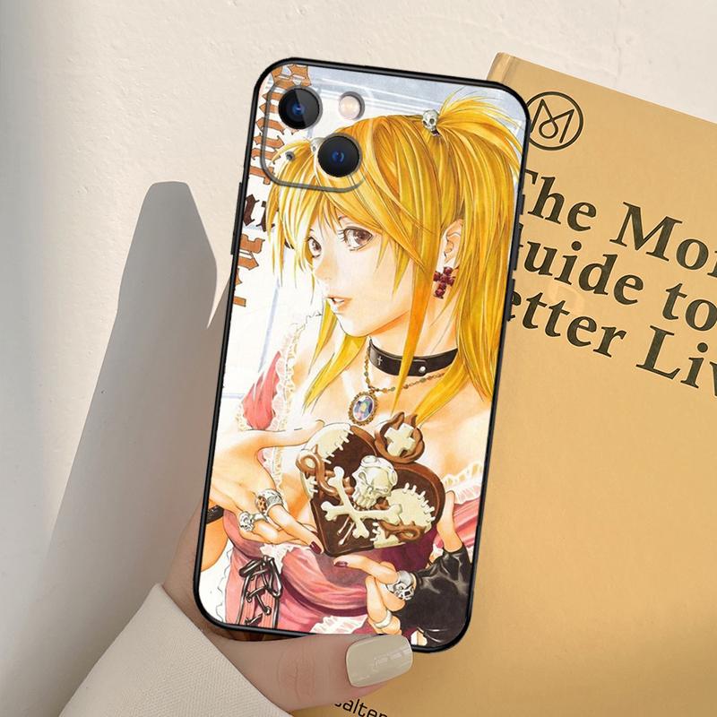 

Чехол для телефона Death Note Misa Amane для iPhone 11 12 13 14 Pro Max XS XR X 6 7 8 Plus 12 13 Mini SE 2020 iPhone 14Pro MAX