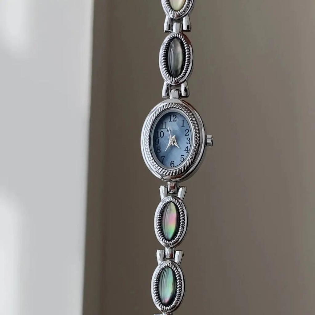 Vintage Watch Oval Quartz Waterproof Watches Women's Bracelet Wristwatch