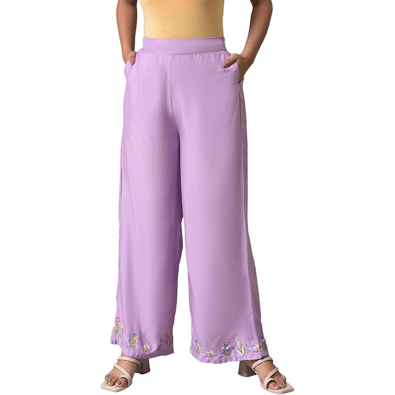 W for Woman W Strechable Parallel Pants for Women | Trousers for Women