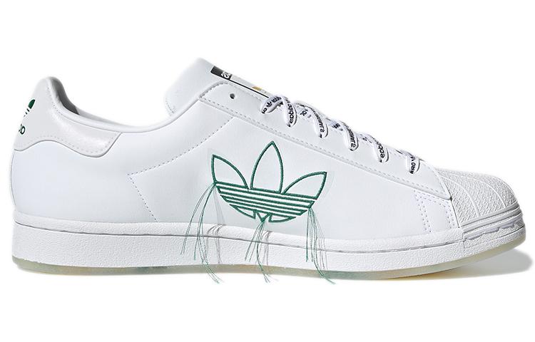 adidas Superstar 'Logo Streifen - Weiß Hellgrün' GX2990