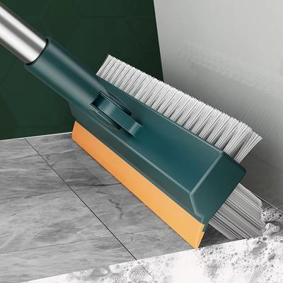 Floor Scrub Brush 3 In 1 Long Handle Removable Adjustable Wiper Broom Tools Tile Magic Squeegee Cleaning Kitchen Bathroom Brush