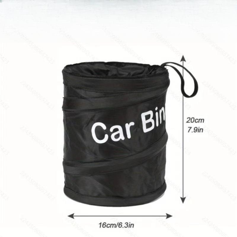 Spot Mini Car Supplies Foldable Car Trash Can Sundries Storage Bin Inside The Car