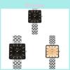 Gedi Slim Ceramic Square Wristwatch With Water Resistance For Modern Men And Women
