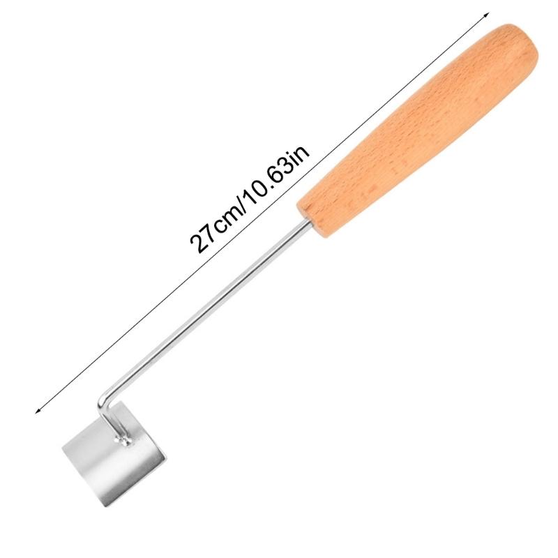 Quick Corn Kernel Remover With Stable Wooden Grip And Rustproof Nonrust Steel Design Corn Peelers Device