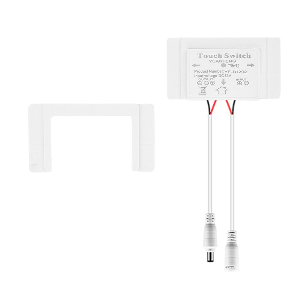 Touch Sensor Switch DC 12V 5A 60W LED Smart Single Key Mirror Light Switch Touch Dimmer Switch For Bathroom Mirror