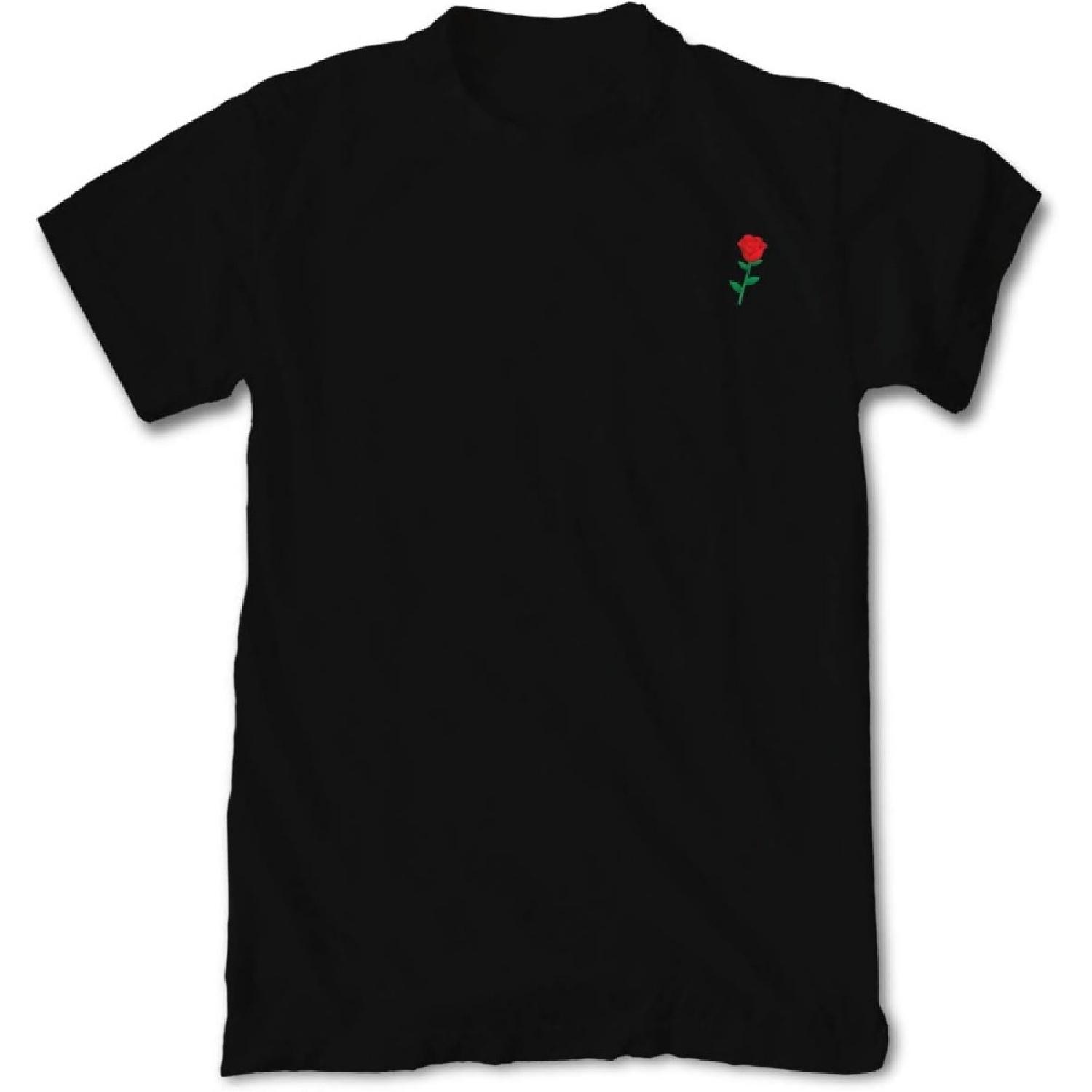 Riot Society Men s Short Sleeve Embroidered Logo T-Shirt, Rose (Black), XX-Large S