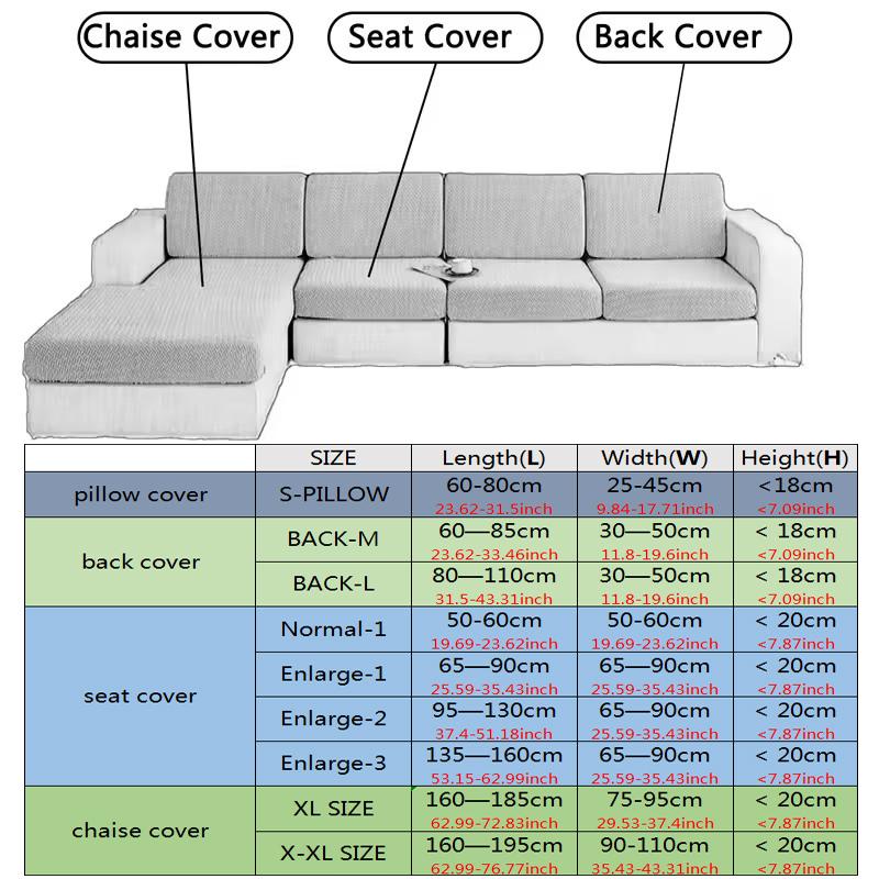 Stretch Sofa Cover Elastic Sofa Cushion Cover For Living Room Furniture Protector For Pets Removable Sofa Seat Cover