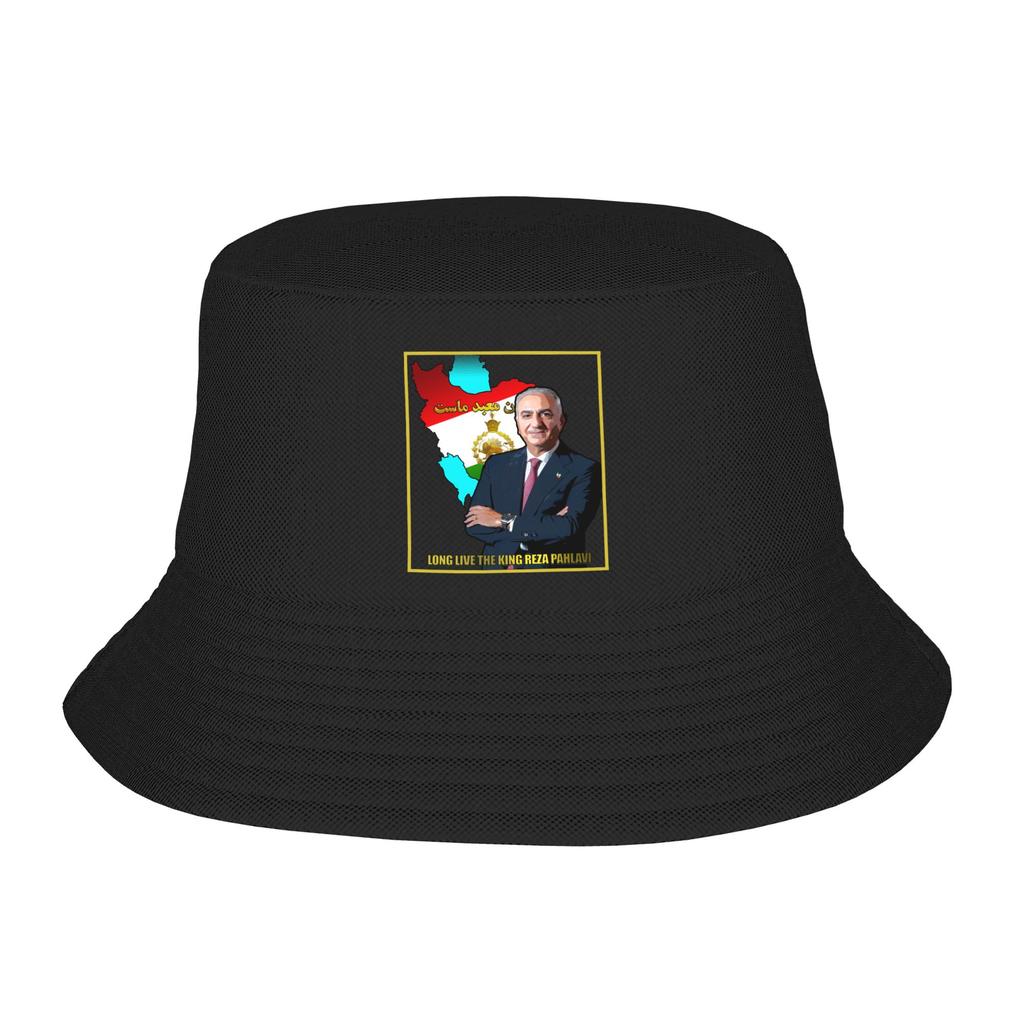Individueller Unisex Bucket Hat Lang lebe der König Reza Pahlavi Strand Sonne Sommer Anglerhut