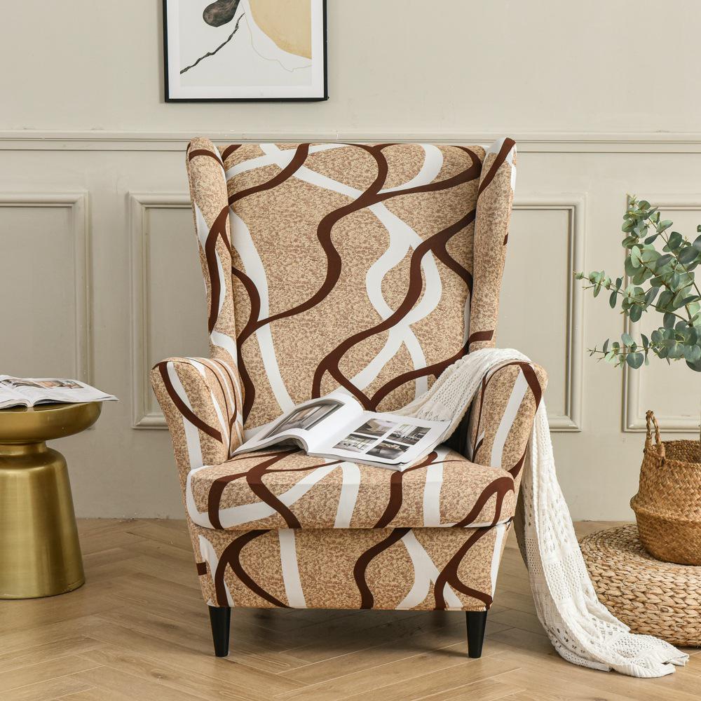 American Style Elastic Tiger All-Inclusive Sofa, Chair, and Stool Cover
