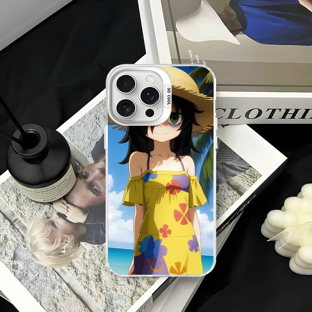 Watamote K-Kuroki T-Tomoko Phone Case For IPhone 17 16 15 14 13 12 11 Pro Max Color Black Matte Cover