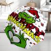 Grinch-Thema Automatischer Regenschirm, Leicht & Tragbar, 8 Speichen, Perfekt für Reisen im Freien, Geburtstage, Weihnachten, Geschenke.