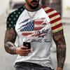 Men's Fashionable Casual 3D Printed Short Sleeved T-shirt for Summer Shirt