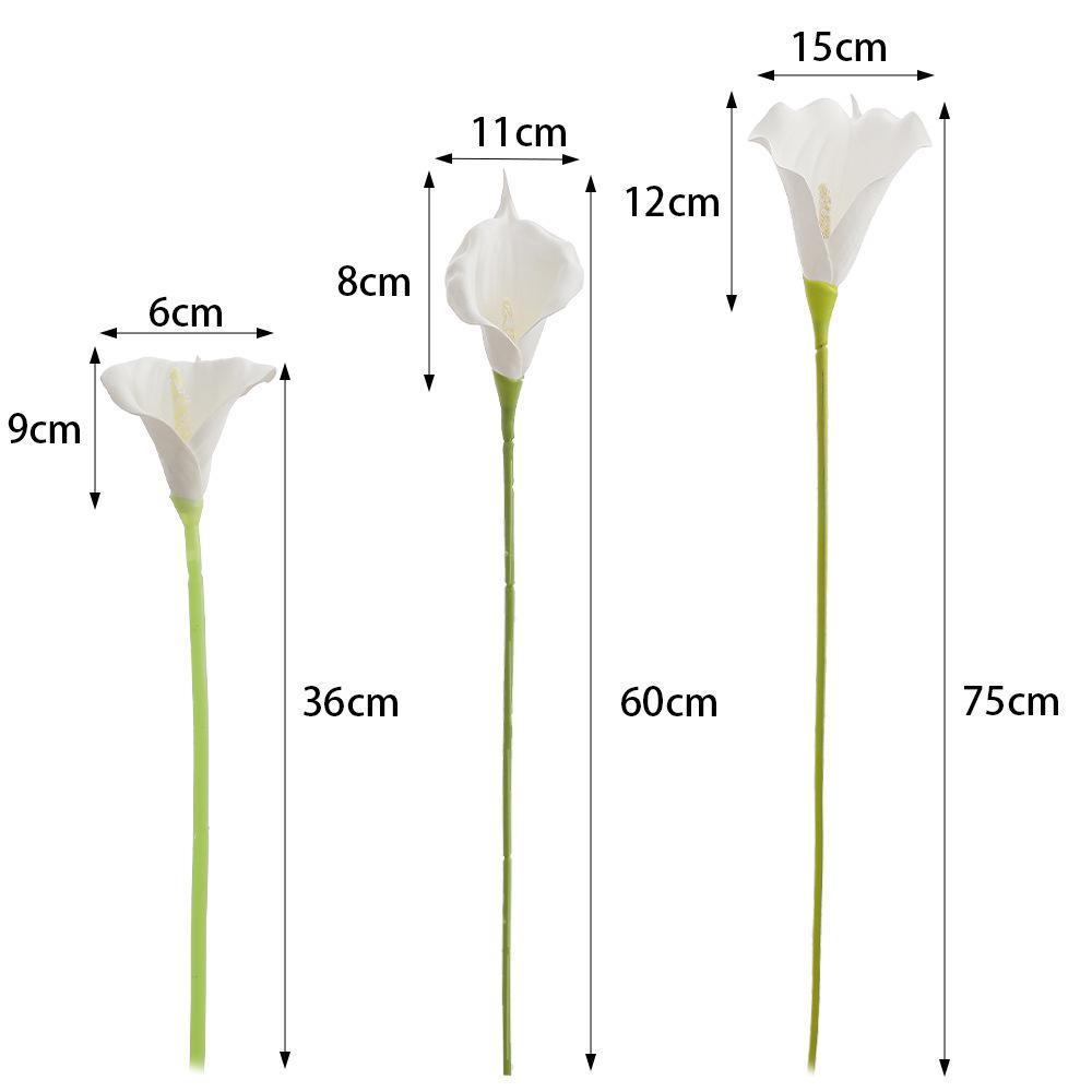 Large Calla Lily Artificial Bouquet for Home, Wedding, and Photography Decor