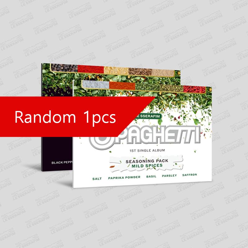 

[ПРЕДЗАКАЗ] LE SSERAFIM – 1-й сингл-альбом [SPAGHETTI] (Альбомы Weverse Вер.) Random 1pcs