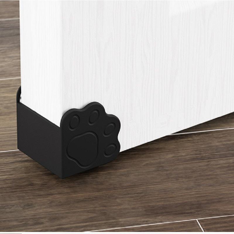 Cute Cat Paw Door Edge Corner Wrapped Furniture Corner Guards Child Baby Safety Silicone Door Corner Protector Edge Cover